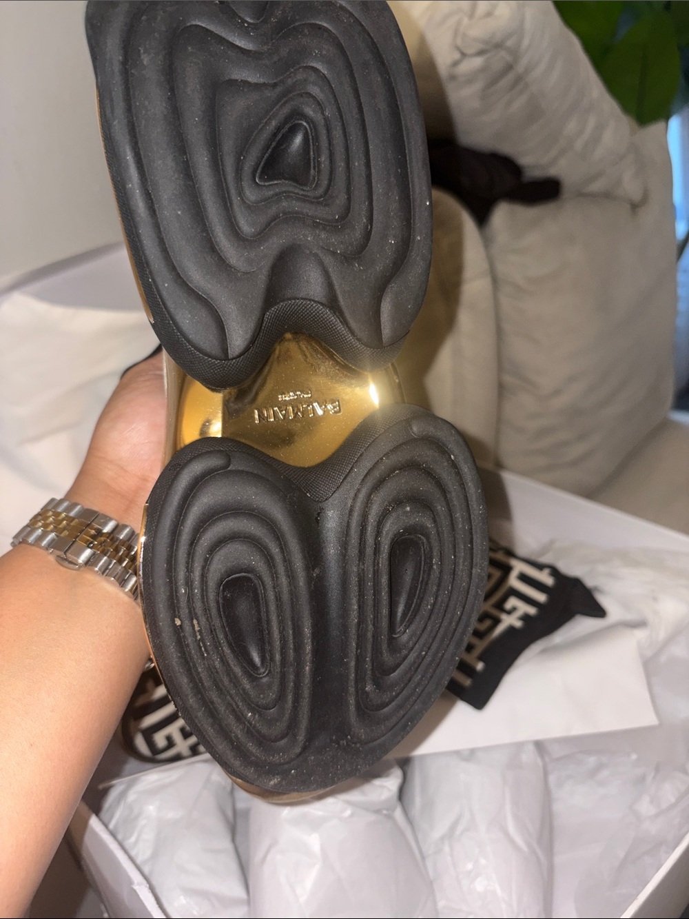 Authentic Balmain Sock Booties - Picture 6 of 9
